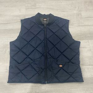 Men Dickies Diamond Quilted lined Puffer Vest size 2XL